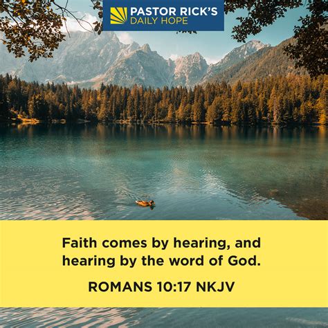 Two Ways God Grows Your Faith Pastor Ricks Daily Hope