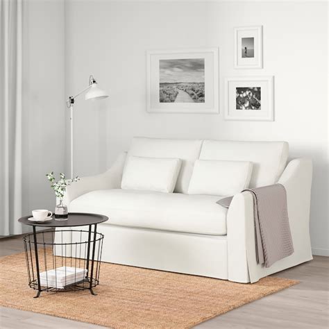 FÄrlÖv 2 Seat Sofa Bed Flodafors White Ikea