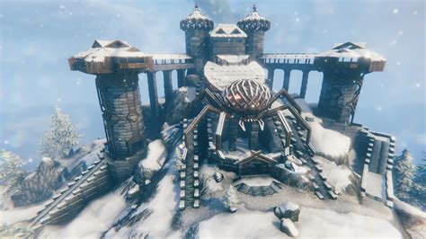 Valheim Base Build Castle Of Relique Finished Youtube