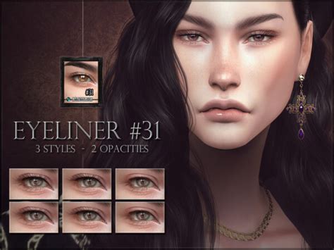 The Sims Resource Eyeliner 31 Lashes By Remussirion Sims 4 Downloads