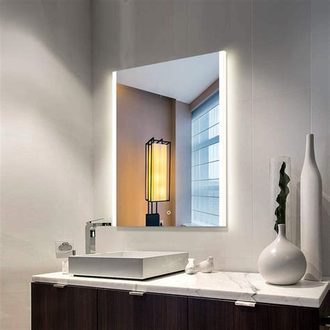 Sbagno 600 X 800 Mm Illuminated Led Bathroom Mirror With Built In Bluetooth Speaker Dimming