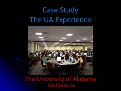 The University Of Alabama Tuscaloosa Al