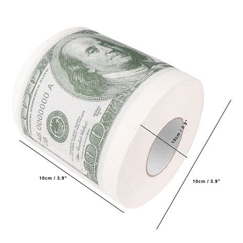 Dollar Prank Toilet Paper Fathers Day T Funny Joke Birthday Gag