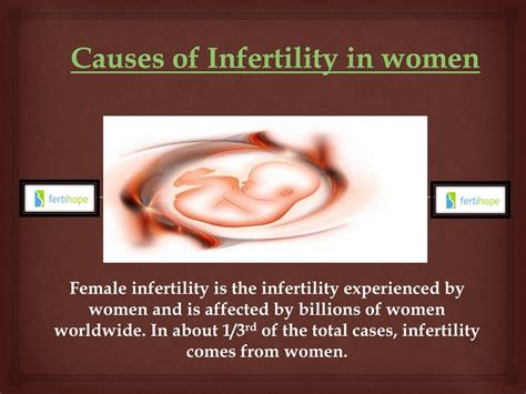 Ppt Causes Of Infertility In Women Powerpoint Presentation Free