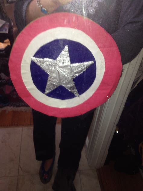 Homemade Captain America Shield For My Young Son My Young Flickr