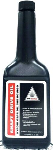 Pro Honda Shaft Drive Oil Hypoid Gear Oil Sae 80w90 8 Oz Ebay