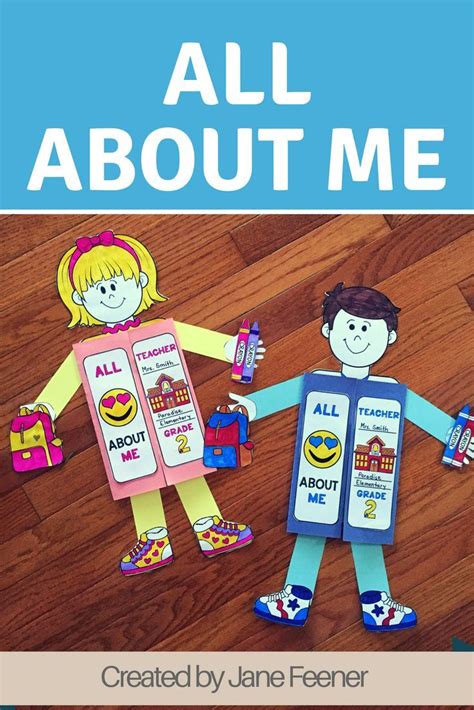 All About Me Craftivity And Writing Prompt All About Me Crafts All About Me Activities All