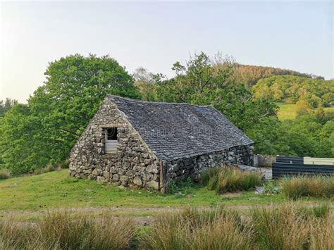 Welsh Stone And Slate Mountain Barn Stock Photo Image Of Barn