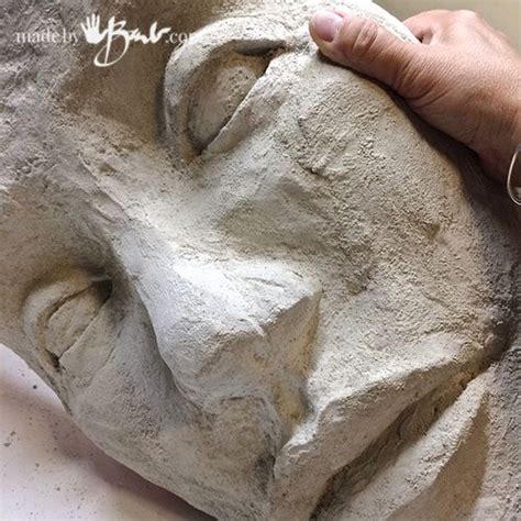 Concrete is an attractive material with a unique quality look and feel. DIY Concrete Face Garden Sculpture Mold - Made By Barb ...