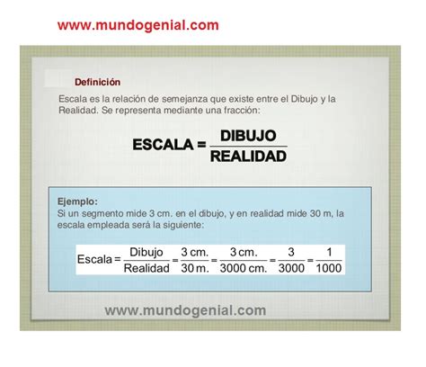 Escalas FÓrmulas Y Problemas Mundo Genial De La Matemática