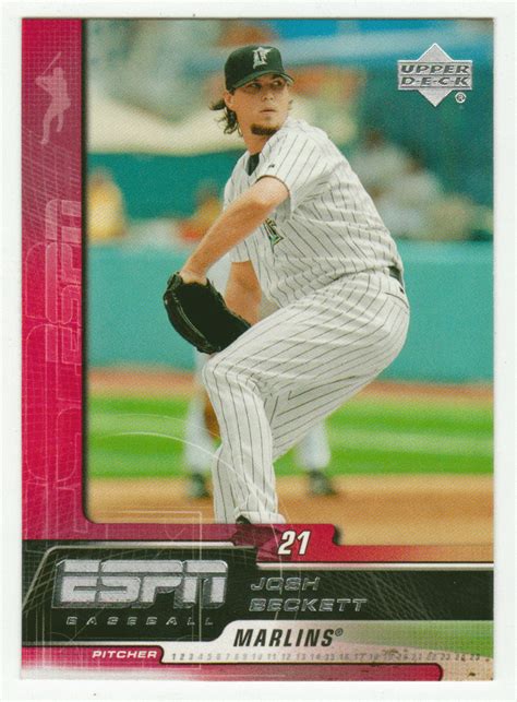 Maybe you would like to learn more about one of these? Josh Beckett # 33 - 2005 Upper Deck ESPN Baseball | Baseball