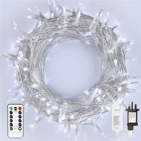 Remote Control Starker Fairy Lights Plug In 300led 98ft Outdoor