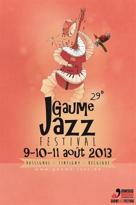 29th Edition Gaume Jazz Festival #EuropeJazz #festival #Jazz | Jazz festival poster, Jazz poster 