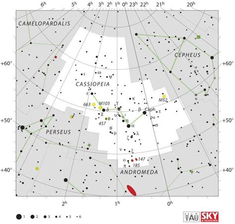 Cassiopeia The Area Defined By The International Astronomical Union