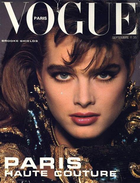 Vogue Paris Covers Brooke Shields Vogue Paris Vogue Magazine