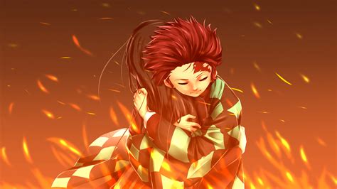 Maybe you would like to learn more about one of these? Demon Slayer Nezuko Kamado Tanjirou Kamado On Fire HD Anime Wallpapers | HD Wallpapers | ID #40062