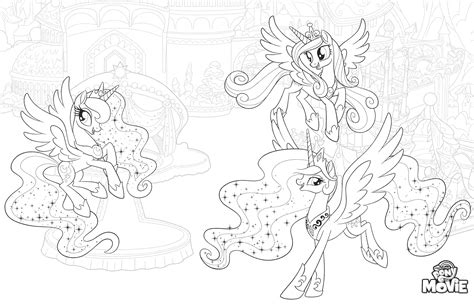 My Little Pony Coloring Pages Princess Luna at GetDrawings  Free download