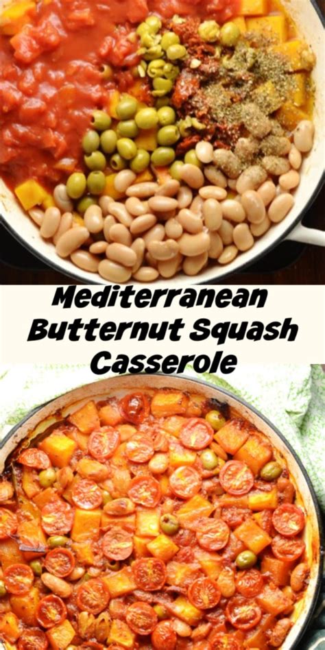Mediterranean Butternut Squash Casserole Vegan Everyday Healthy Recipes