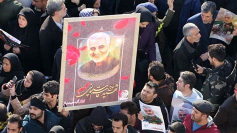 Qasem Soleimani Mourners Fill Tehran Streets For Funeral Bbc News