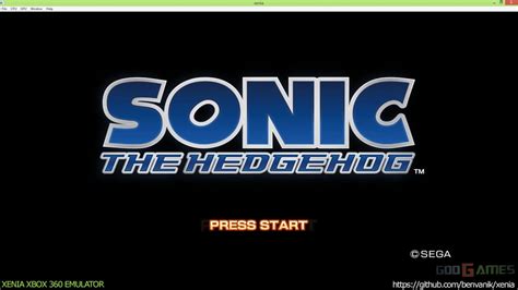 Xenia Xbox 360 Emulator Sonic The Hedgehog Ingame Youtube