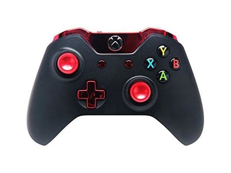 Blackchrome Red Xbox One Rapid Fire Modded Controller