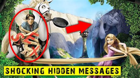 10 Crazy Hidden Messages In Disney Films - YouTube