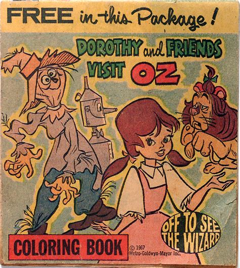 Hake's - "WIZARD OF OZ" PREMIUM COLORING BOOK.