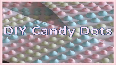 Homemade Candy Dots Recipe Youtube