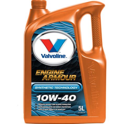 Added protection against harmful deposits that can decrease engine performance. Valvoline 10W-40 Engine Armour Oil 5L | BIG W