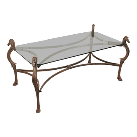 With our latest inverted arch, you have the ability to add. Decorative Horse Head Legs Cast Iron and Glass Top ...