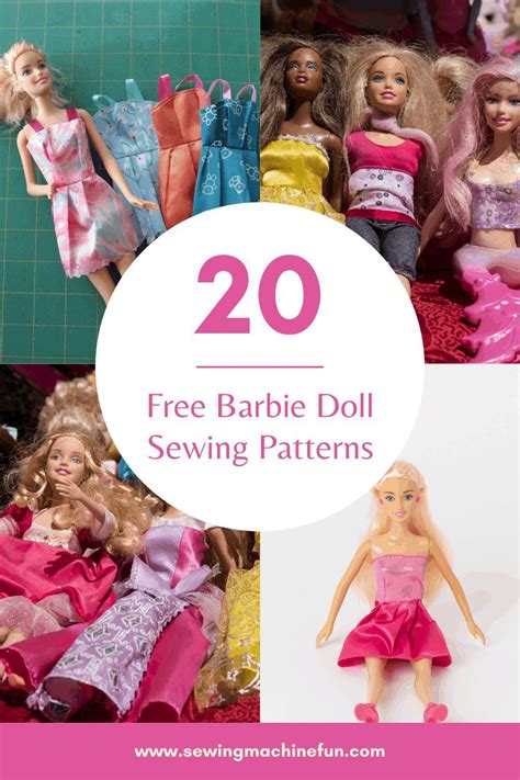 Heres A List Of Where To Find 20 Free Printable Barbie Doll Sewing