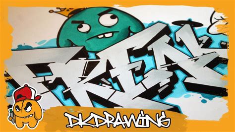 How To Draw Freak Graffiti Letters And Graffiti Character Graffiti