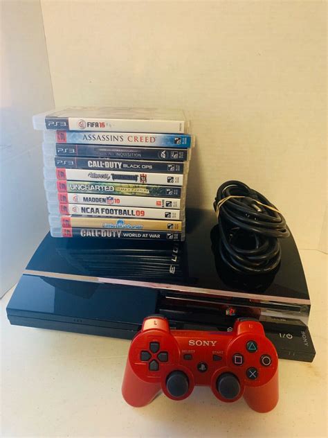 Sony Playstation3 Backwards Compatible Plays PS1 PS2 PS3 Games CECHE01