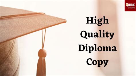 High Quality Diploma Copy Things To Consider