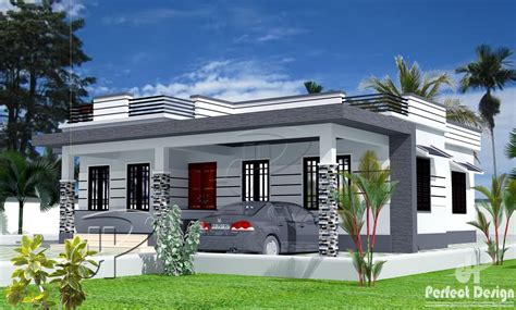 Simple indian house design pictures single floor. 1129 Square Feet 3 Bedroom Single Floor Contemporary ...