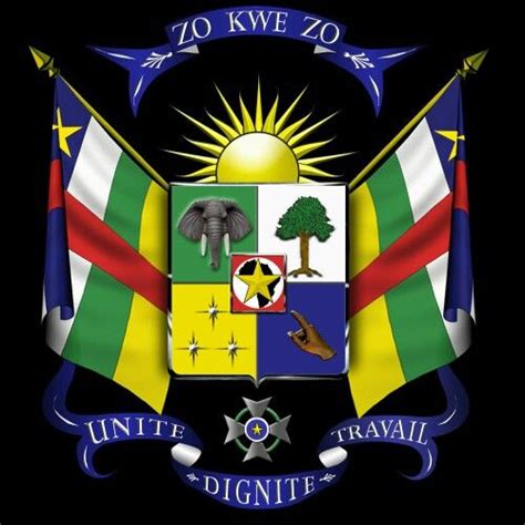 Coat Of Arms Oh The Central African Republic Central African Central