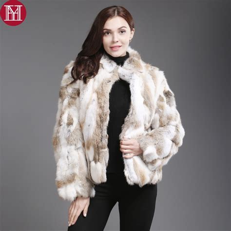 2021 new style genuine rabbit fur coat women real rabbit fur jacket winter fur overcoat