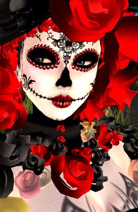 Catrina Dia De Los Muertos En 2019 Dead Makeup Sugar Skull Makeup