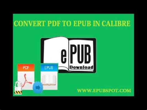 Convert pdf to epub format using this free online tool. Convert PDF to EPUB in Calibre - YouTube