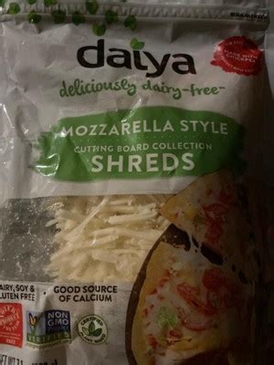 Daiya Dairy Free Cutting Board Shredded Mozzarella Cheese Oz Target