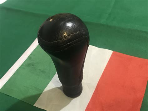 Alfa Romeo Gtv Spider Twinspark Jts Leather Oem Gear Knob