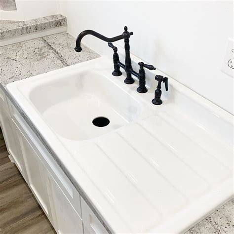 Fantastic pics farmhouse sink with drainboard thoughts being from ireland and having included the beautiful belfast farmhouse sink in many traditional coun #drainboard #fantastic #farmhouse #pics #sink #thoughts. 42 x 24 Single Bowl Right Hand Drainboard | Etsy in 2020 | Farmhouse sink faucet, Sink faucets ...