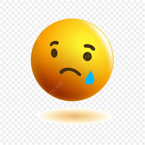 Sad Face Emoji Clipart Transparent Png Hd D Sad Emoji Icon Emoji