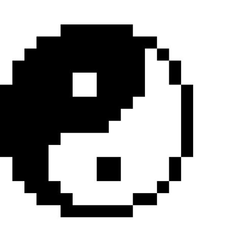 Pixel Art Yin Yang 31 Idées Et Designs Pour Vous Inspirer En Images