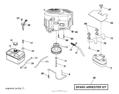 Husqvarna Yth22v42 96043010902 2011 08 Parts Diagram For Engine