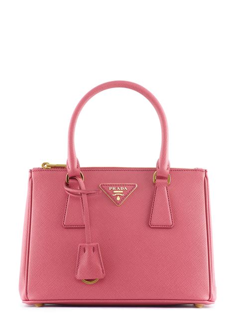 Lyst Prada Galleria Saffiano Small Leather Shoulder Bag In Pink