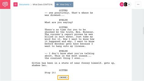 What Does Contd Mean In A Screenplay And How To Use It