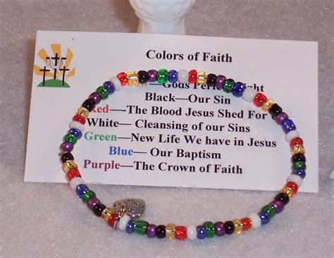 Salvation Stretch Bracelet Colors Of Faith Christian Etsy