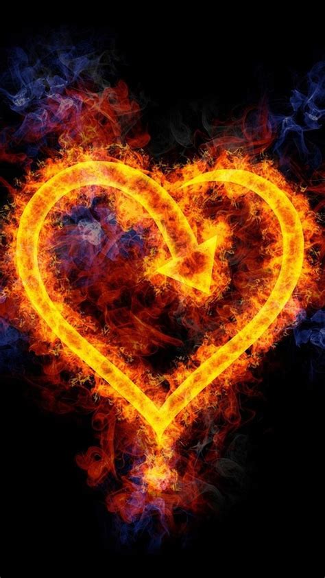 Love Flame Wallpapers Wallpaper Cave