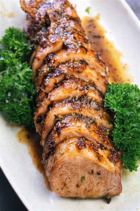 Remove pork loin from refrigerator about an hour before cooking. Roasted Pork Tenderloin Recipe via @healthykitchen101 ...